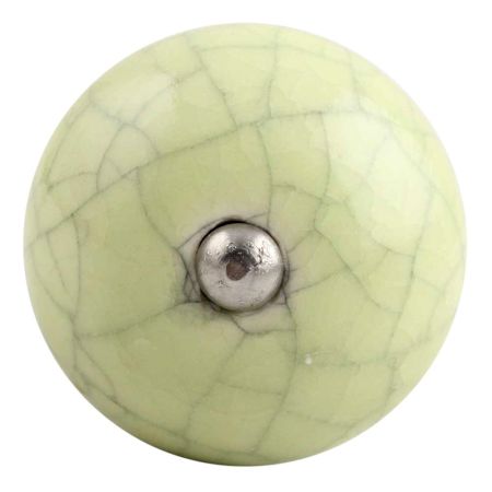 Pistachio Green Crackle Ceramic Wine Stopper